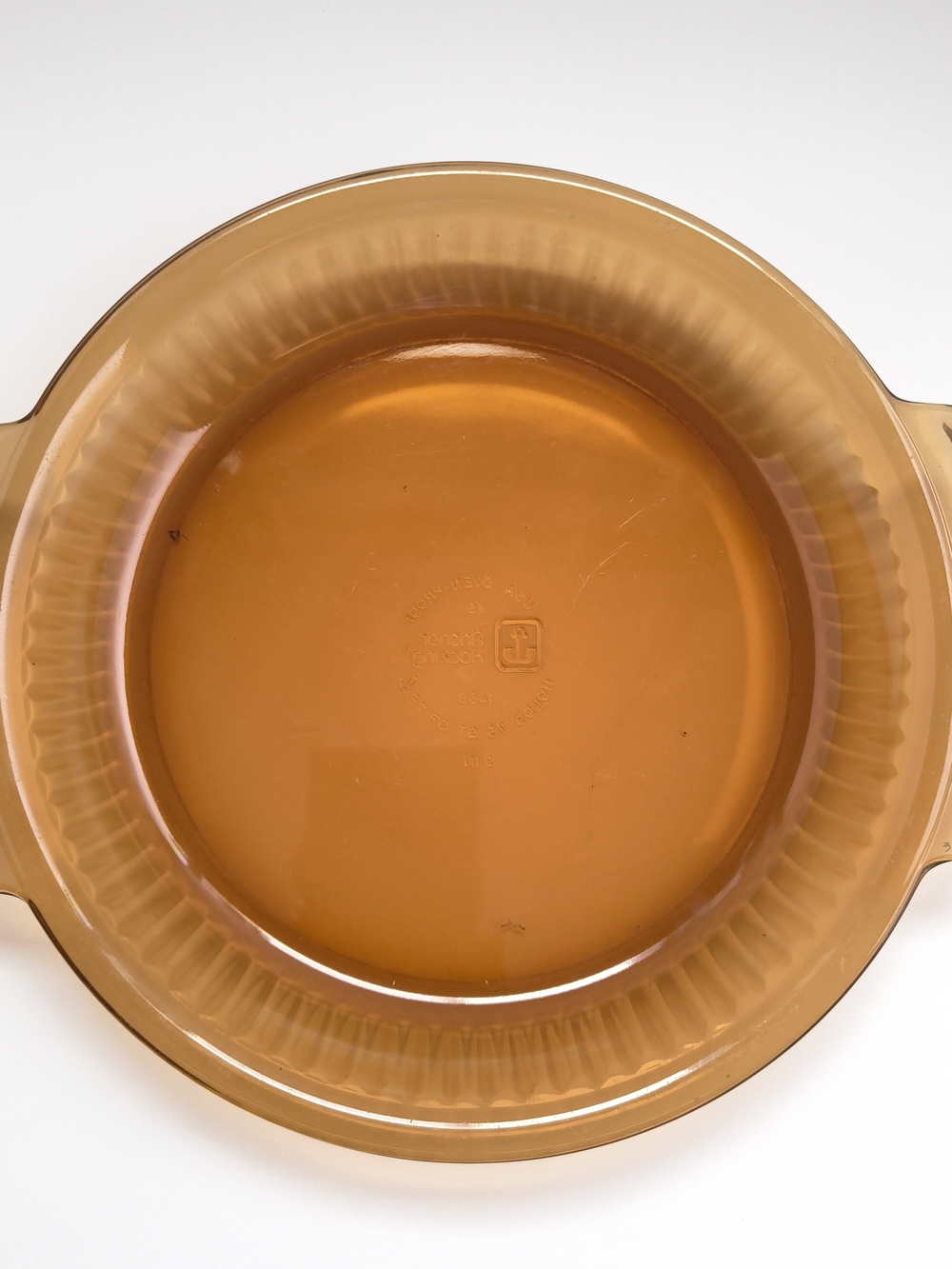 Anchor Hocking Amber Glass Baking Dish